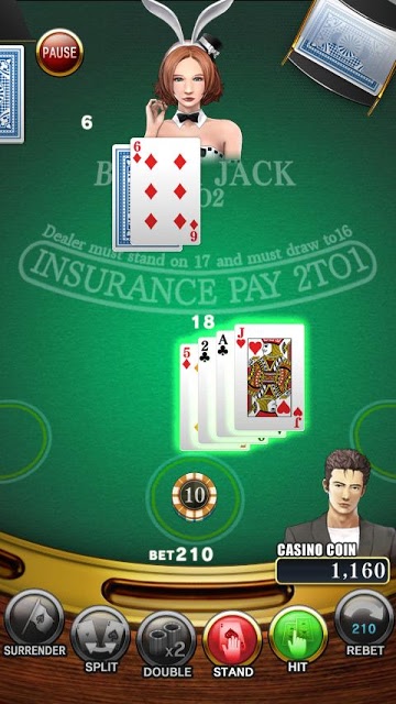 ブラックジャック[本格カジノゲーム]のスクリーンショット_2