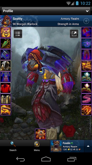 World of Warcraft Armoryのスクリーンショット_1