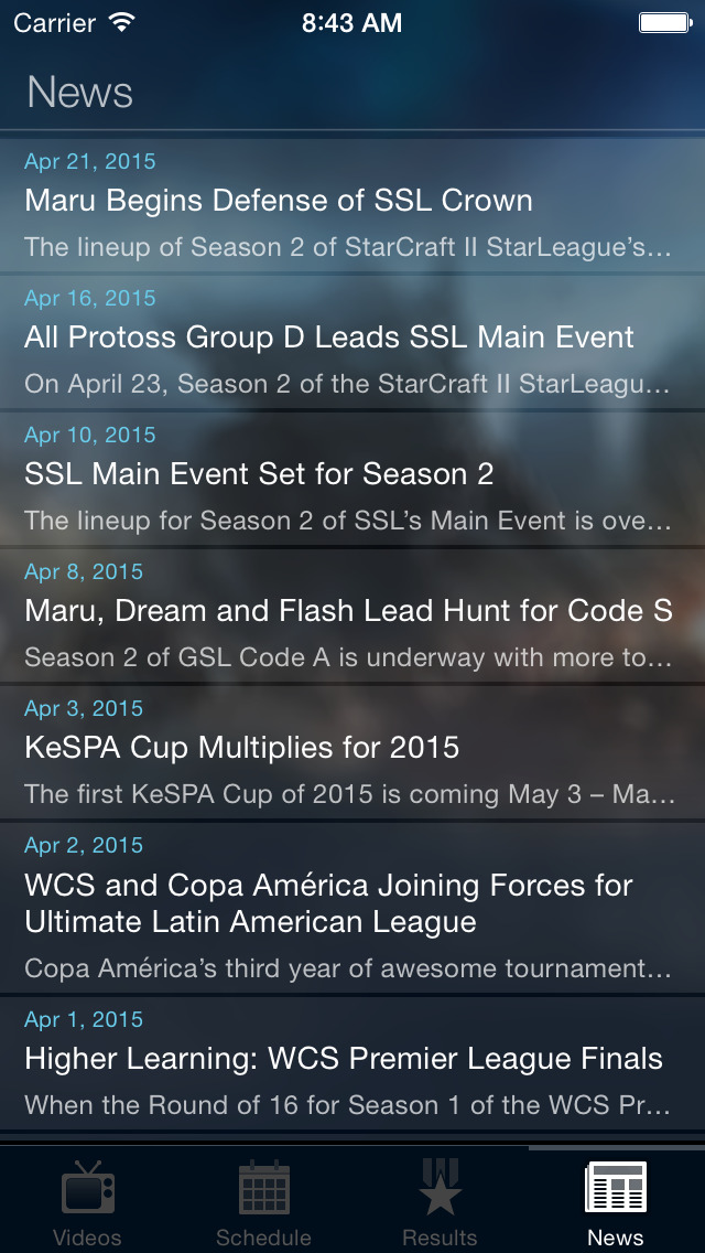 Blizzard WCSのスクリーンショット_4