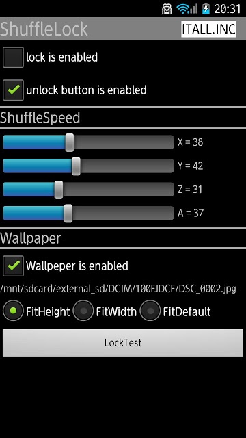 ShuffleLock （シャッフルロック）のスクリーンショット_1