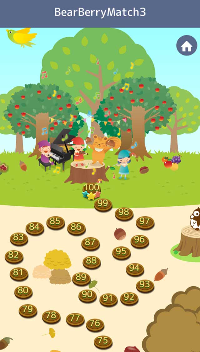 白クマのマッチ3パズルのスクリーンショット_5