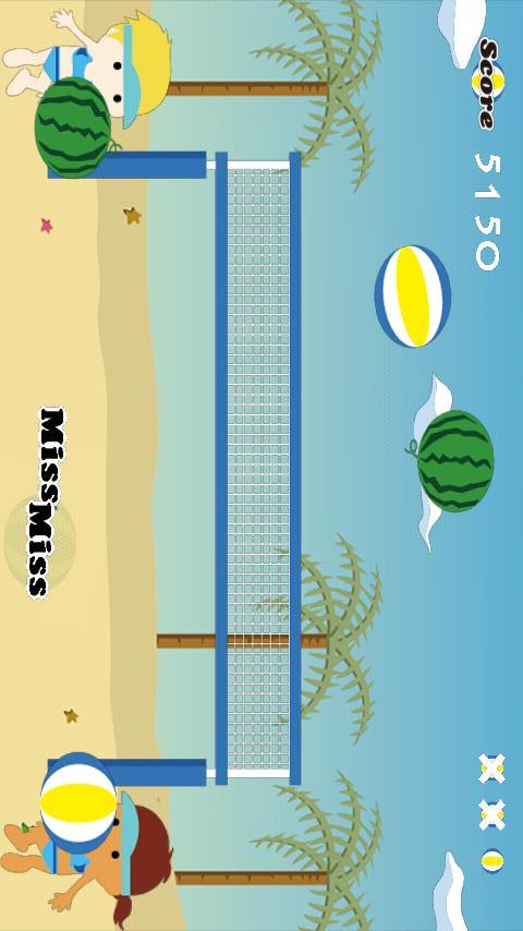 爽快！ビーチバレーのスクリーンショット_4