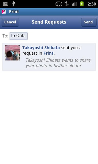 Frint - フェイスブックで写真共有のスクリーンショット_4