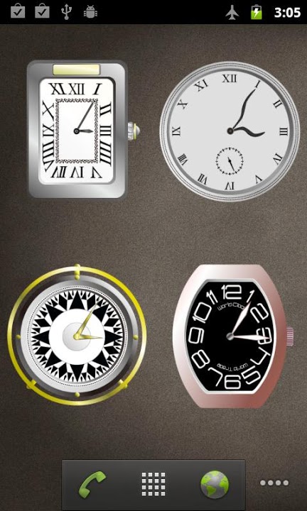 ClockWidgetのスクリーンショット_2