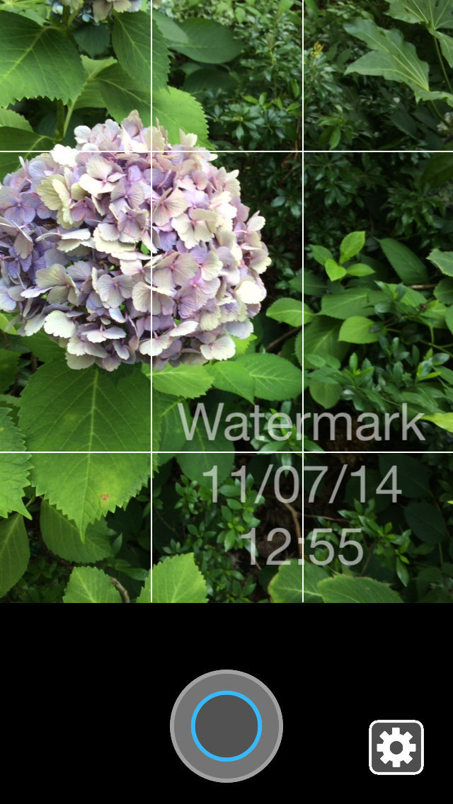Simple Watermark Camera Freeのスクリーンショット_1