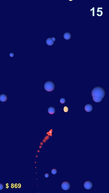 Rockets ひまつぶしに避けゲー 変なロケットを集めようのスクリーンショット_1