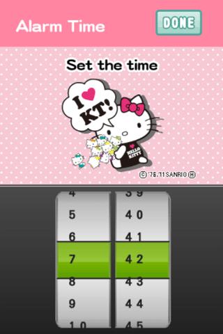 ハローキティ アラームのスクリーンショット_2