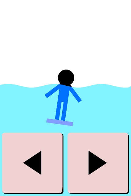 ビート板の上に立つゲーム　〜集中力UP！暇潰し無料ゲーム！〜のスクリーンショット_1