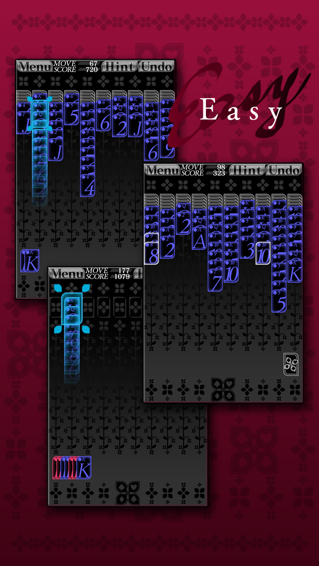 スパイダーソリティア (トランプ)のスクリーンショット_1