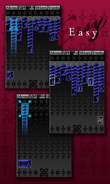 スパイダーソリティアのスクリーンショット_2