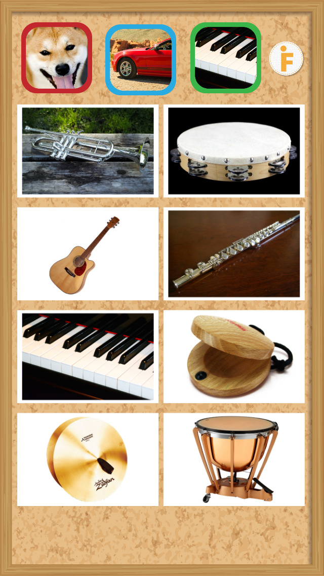 鳴き声タッチ-動物・乗り物・楽器の写真と音のスクリーンショット_4