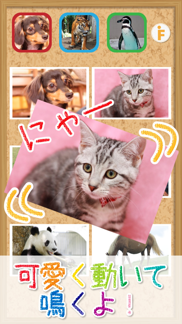 とびだす動物タッチのスクリーンショット_1