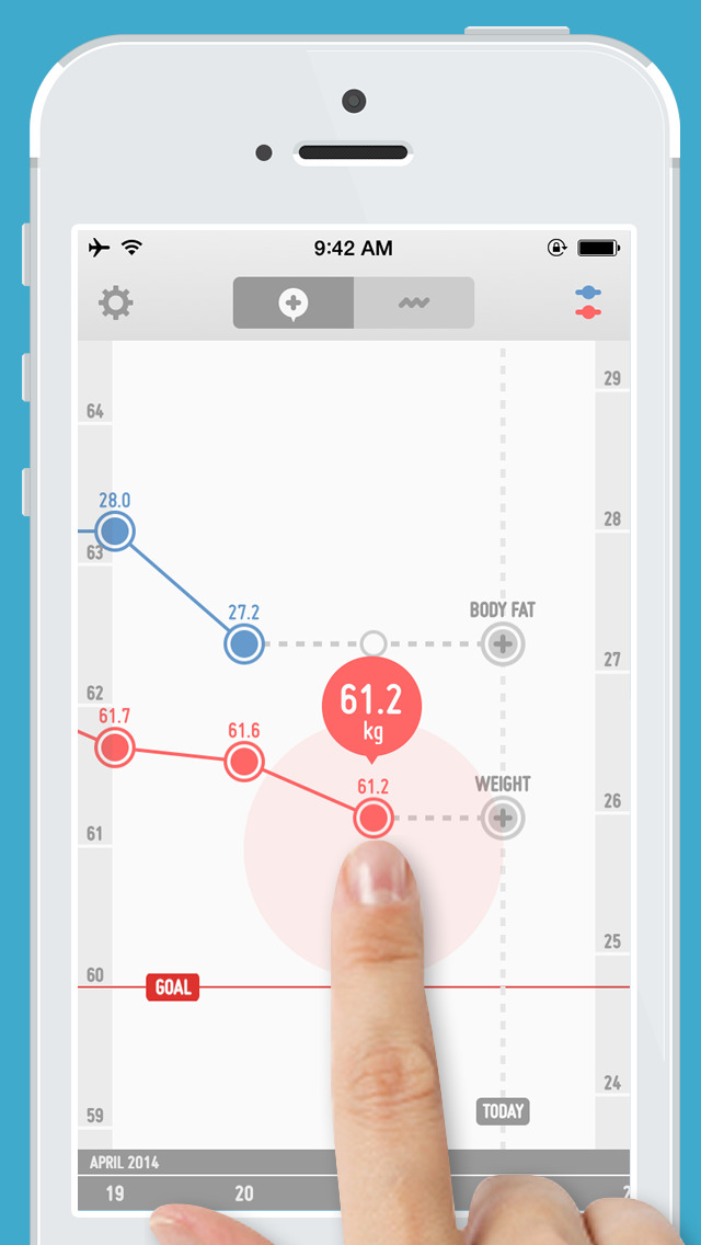 体重記録 PopWeightのスクリーンショット_1
