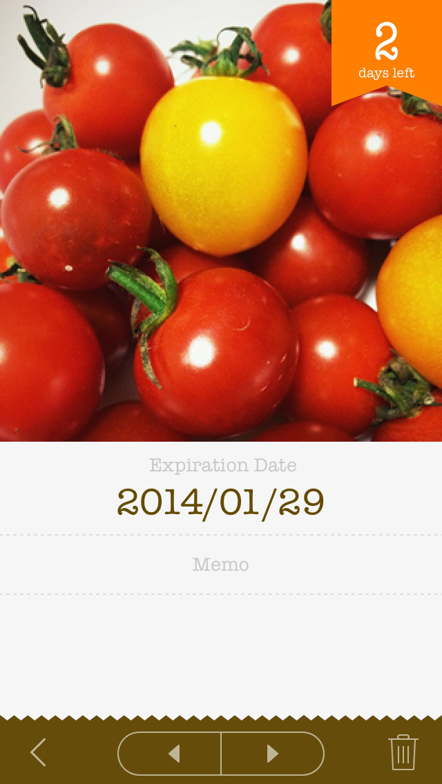 賞味期限メモ FreshPantryのスクリーンショット_2