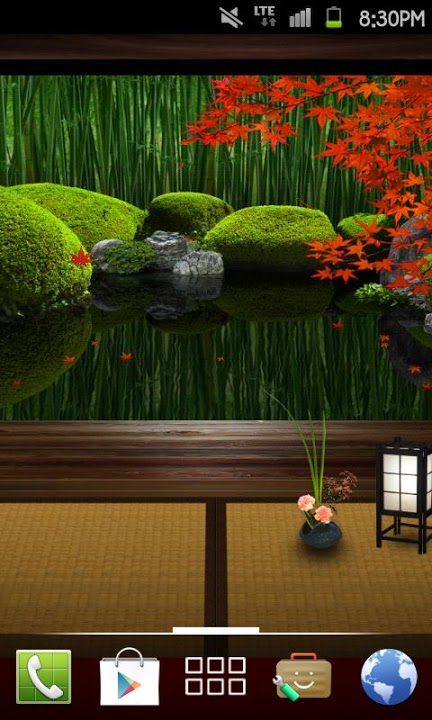 Zen Garden -Fall- ライブ壁紙[FLver]のスクリーンショット_2