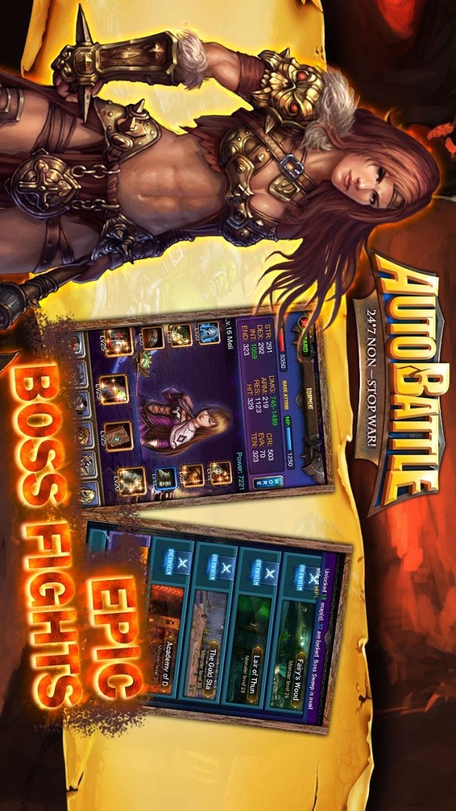 永遠の戦争バトル - 無料本格RPGのスクリーンショット_5