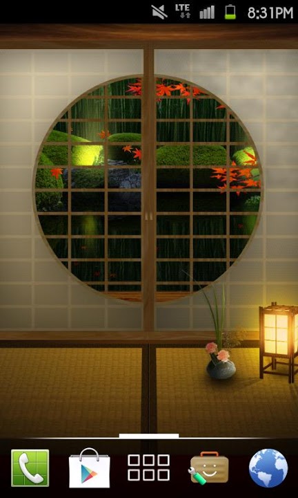 Zen Garden -Fall- ライブ壁紙[FLver]のスクリーンショット_4