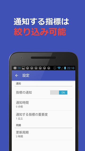 経済指標速報 -素早い指標結果の通知と関連ニュース収集-のスクリーンショット_4