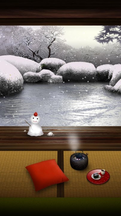ZEN Garden -Winter- ライブ壁紙のスクリーンショット_1
