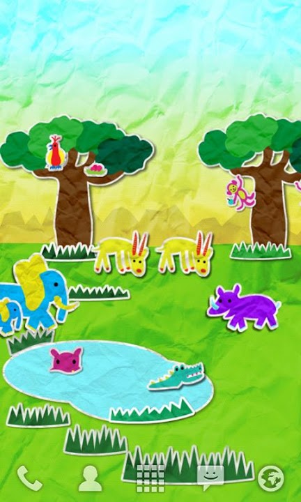 paper safari ライブ壁紙 Freeのスクリーンショット_1