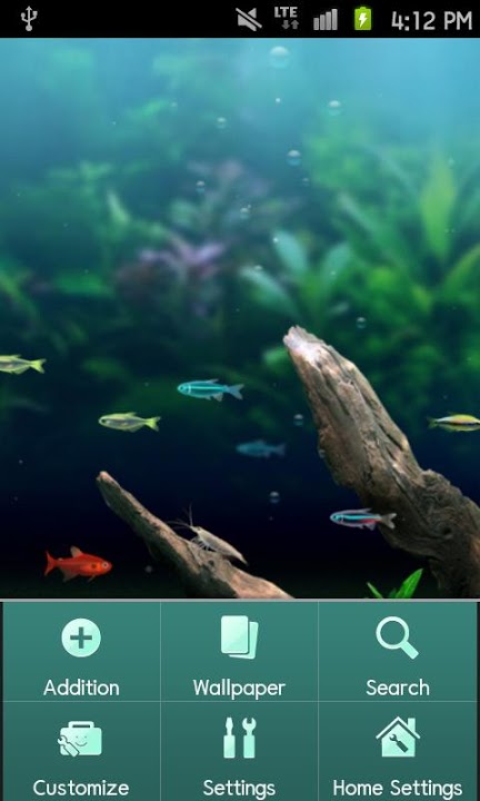 NATURE AQUARIUM Themeのスクリーンショット_2