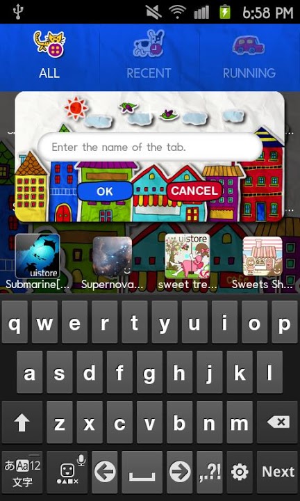 paper town Themeのスクリーンショット_4