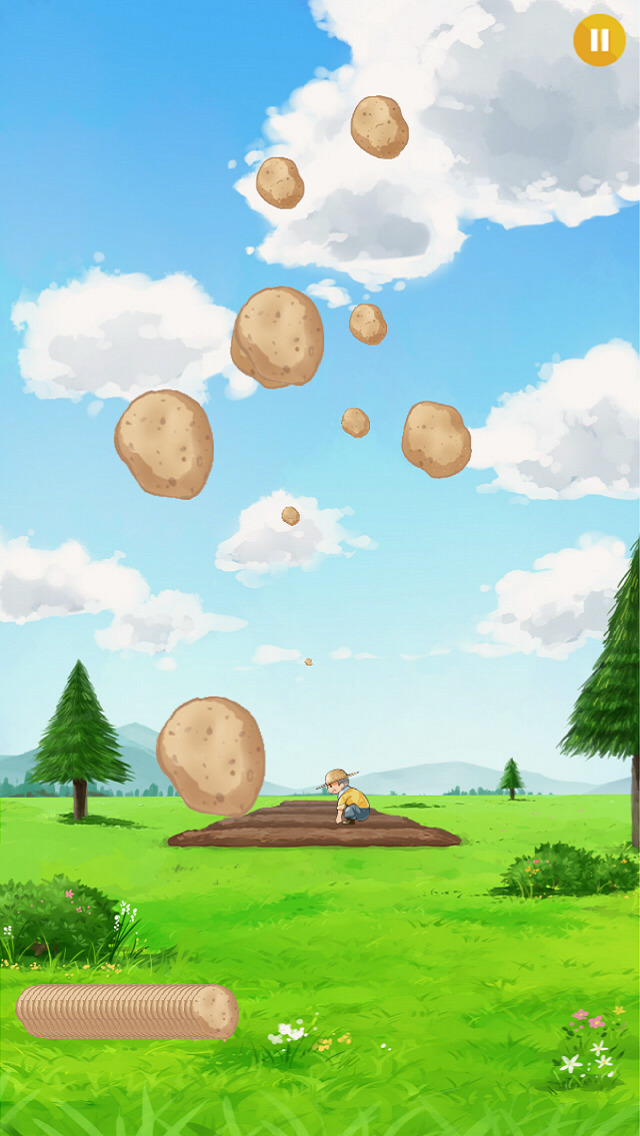 いもキャッチ - 飛んでくるジャガイモをフライヤーでジュワー！のスクリーンショット_3