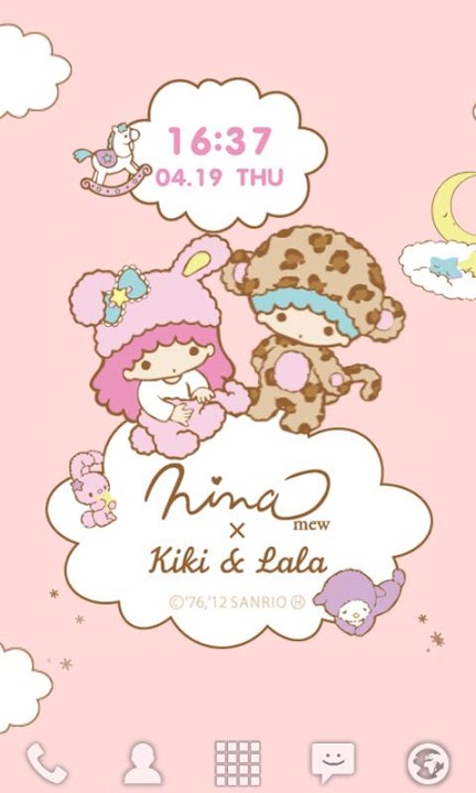 Ninamew × Kiki&amp;Lala ライブ壁紙のスクリーンショット_4