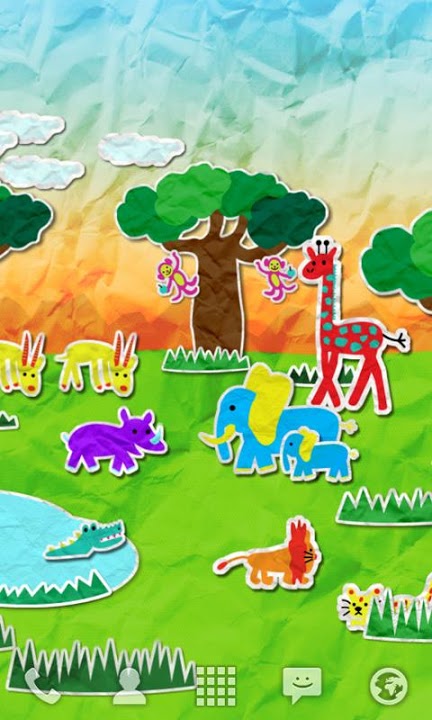paper safari ライブ壁紙のスクリーンショット_3