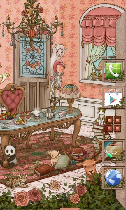 antique room Themeのスクリーンショット_2