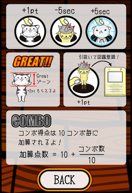 タッチするだけの超簡単ゲーム！「にゃんこ叩き」のスクリーンショット_4
