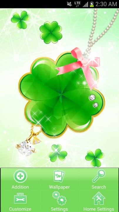 happy clover Themeのスクリーンショット_2