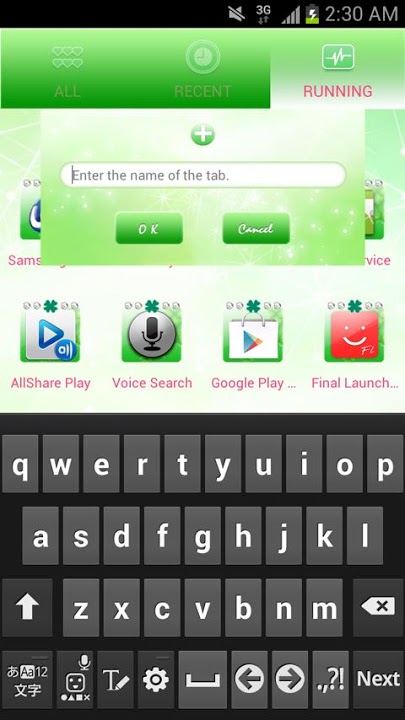 happy clover Themeのスクリーンショット_4