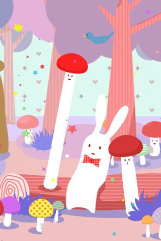 ふしぎな森の苗床うさぎ ライブ壁紙[FL ver.]のスクリーンショット_4