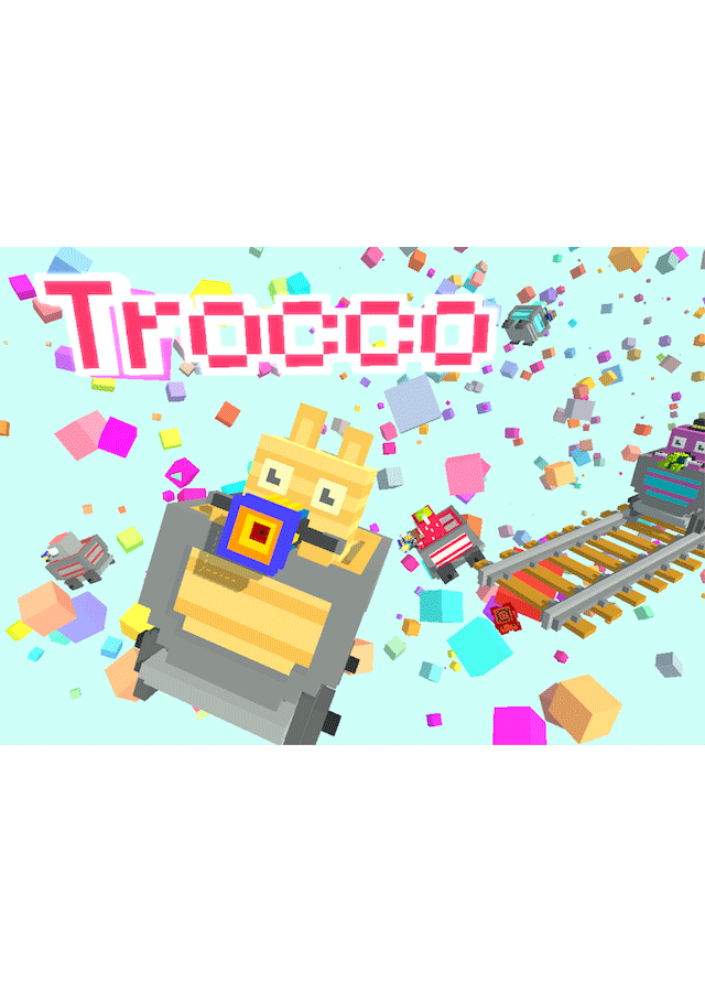 Trocco - レールを引いて、敵を倒して! - のスクリーンショット_1