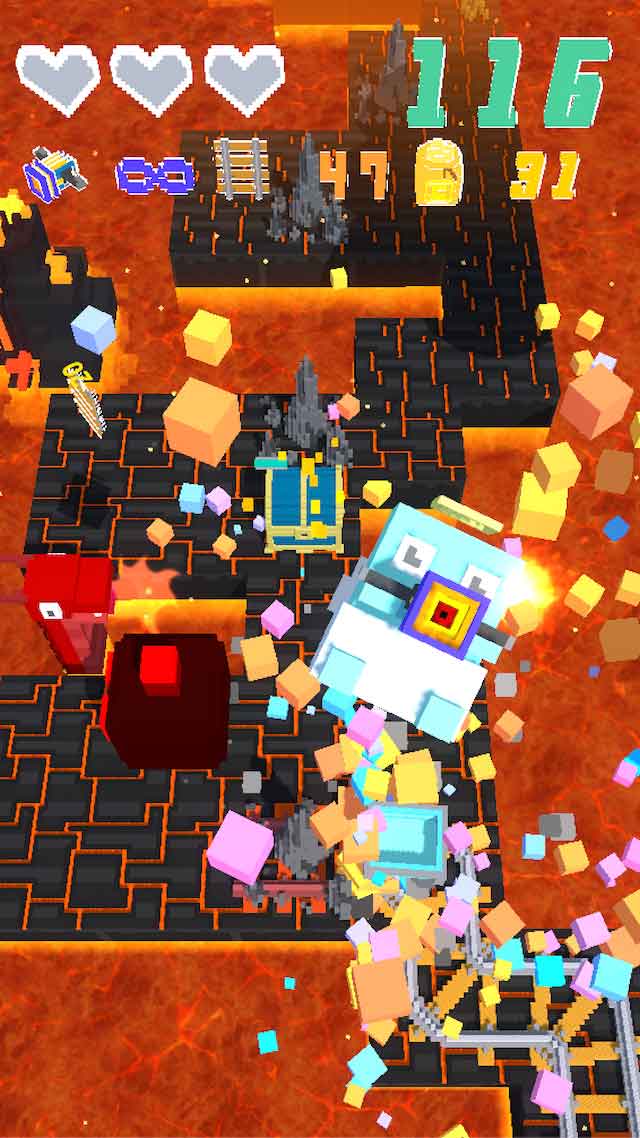 Trocco - レールを引いて、敵を倒して! - のスクリーンショット_4