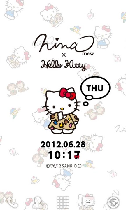 Ninamew×HELLO KITTY ライブ壁紙のスクリーンショット_2