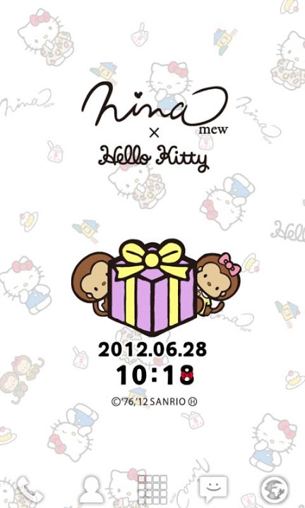 Ninamew×HELLO KITTY ライブ壁紙のスクリーンショット_4