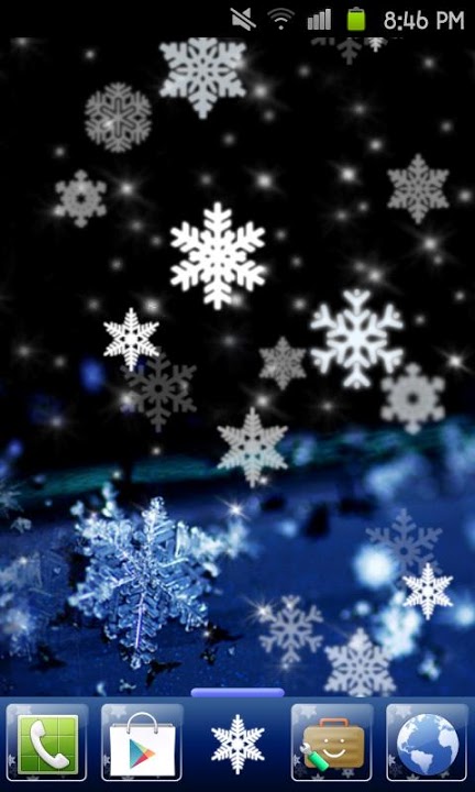 SNOW CRYSTAL Themeのスクリーンショット_1