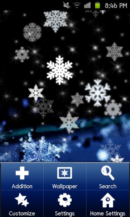 SNOW CRYSTAL Themeのスクリーンショット_2