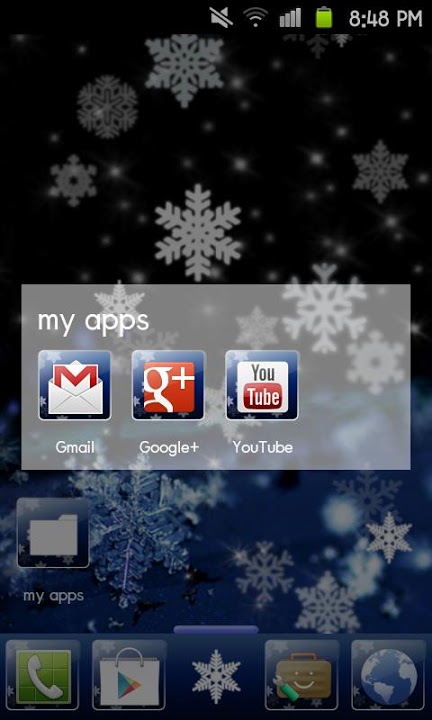 SNOW CRYSTAL Themeのスクリーンショット_5