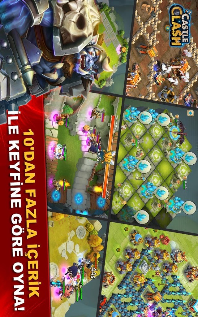 Castle Clash: Efsaneler Çağıのスクリーンショット_1