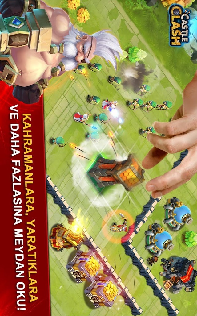 Castle Clash: Efsaneler Çağıのスクリーンショット_2