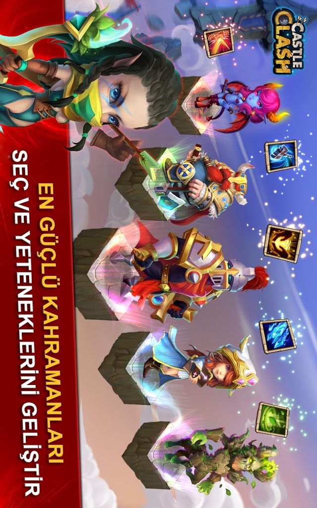 Castle Clash: Efsaneler Çağıのスクリーンショット_3