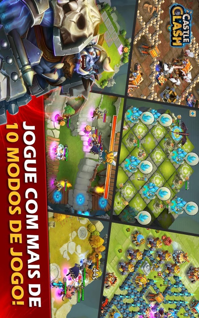 Castle Clash: A Era das Lendasのスクリーンショット_1