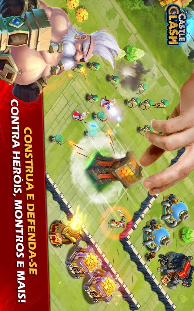 Castle Clash: A Era das Lendasのスクリーンショット_2