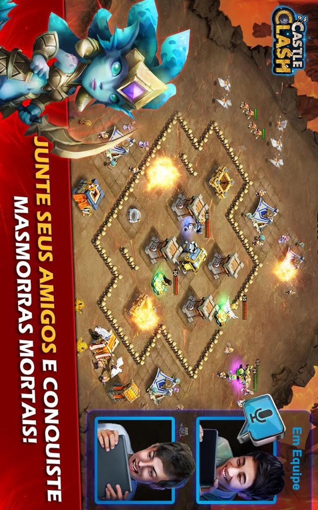 Castle Clash: A Era das Lendasのスクリーンショット_4