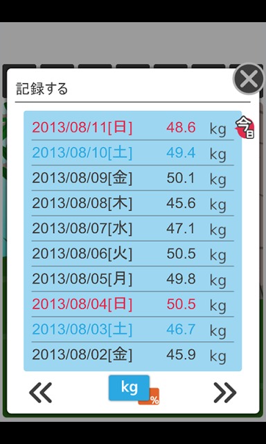 チビケモノとダイエット -シンプル体重管理-のスクリーンショット_3