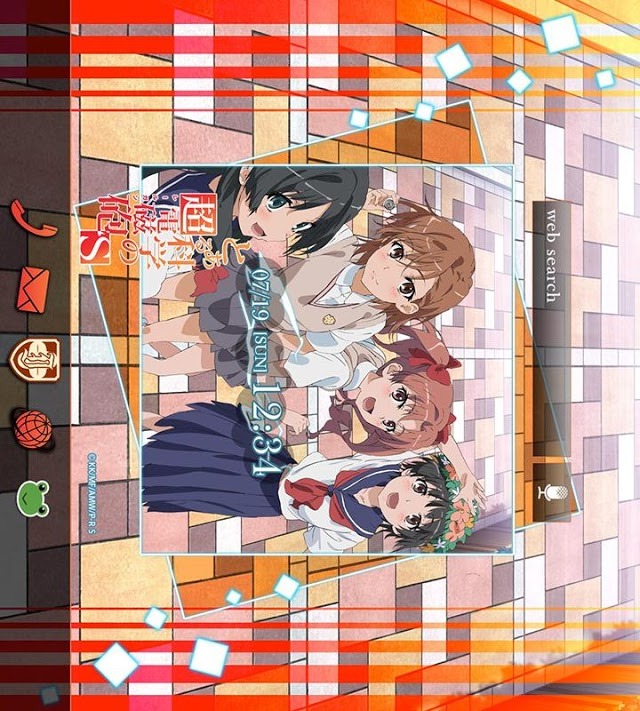 とある科学の超電磁砲S（アニメ）きせかえテーマ2のスクリーンショット_1
