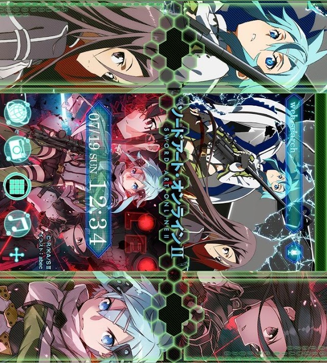 ソードアート・オンラインⅡ（アニメ）きせかえテーマ1のスクリーンショット_1